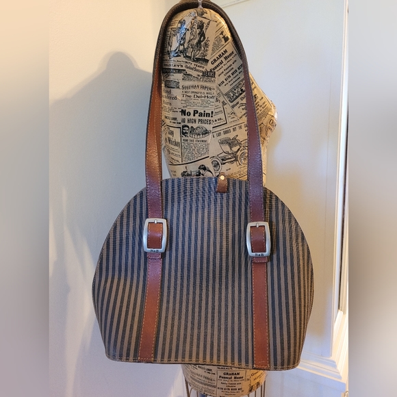 Boots'n Bags Bags Bootsn Bags Vintage Leather Stripe Bag Poshmark